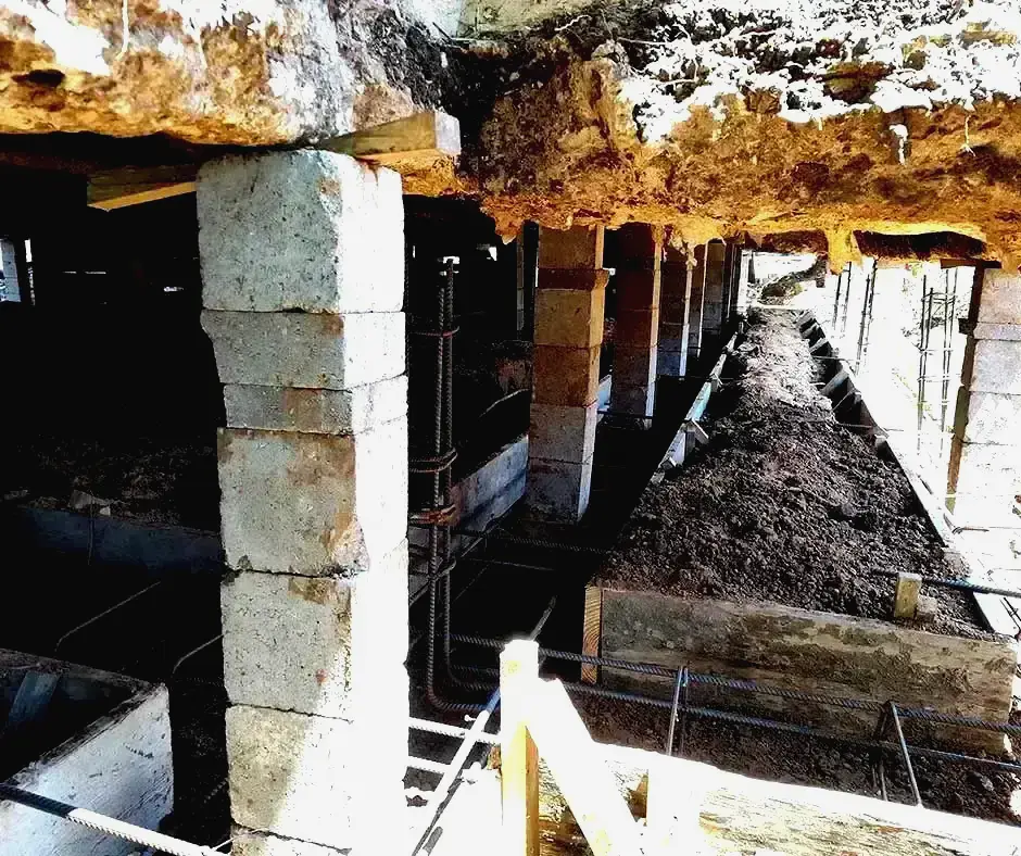 Interior view of Foundation Repair Erie, PA