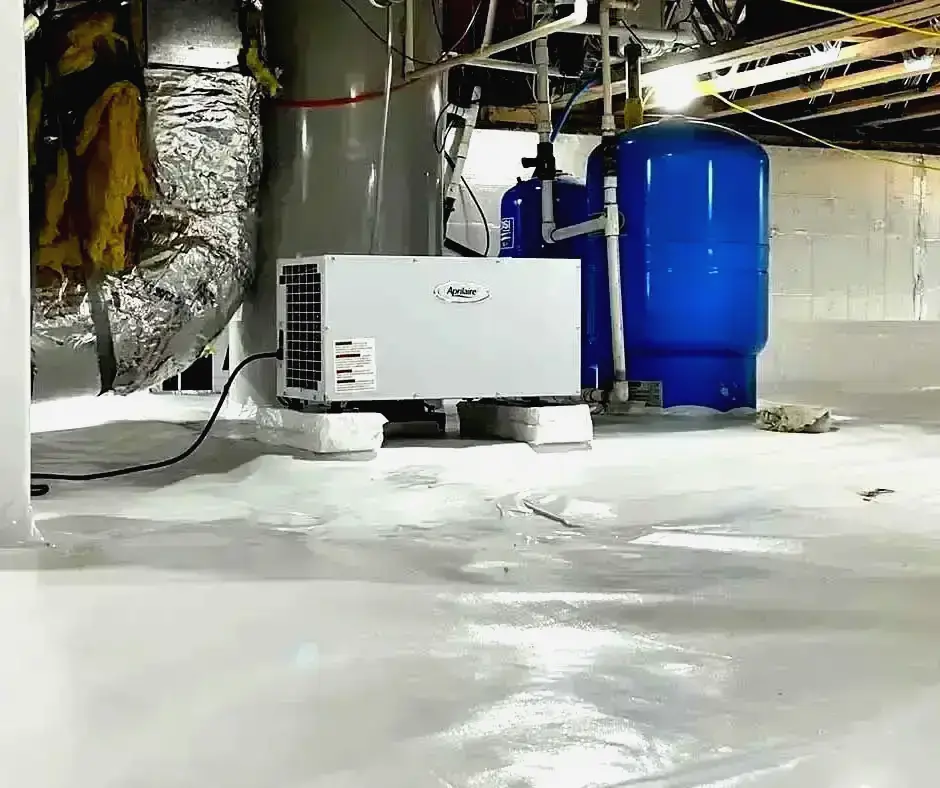 Water tanks installed Crawl Space Encapsulation Erie, PA